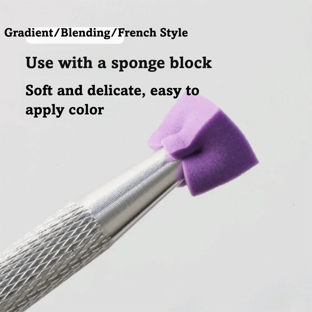 Ensemble d'éponges carrées pour Nail Art, 100 pièces, accessoires pour outils pour ongles, pinceaux à ongles dégradés, Clip à saisir, dégradé de couleur