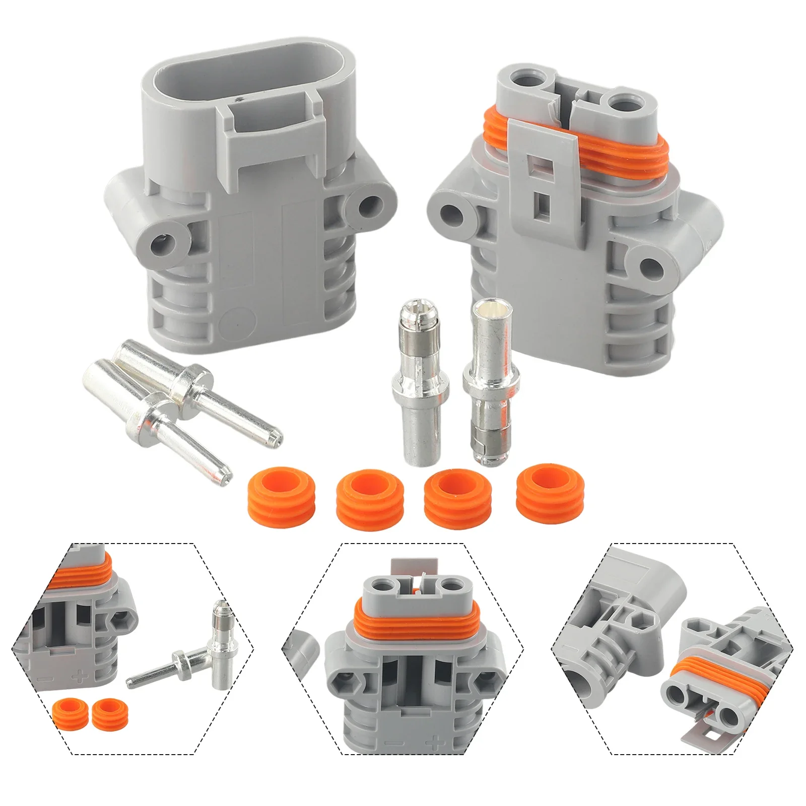 موصلات طاقة عازلة PPO ، ذكور وإناث ، غرزتان ، 50 أ ، V ، لرافعة شوكية أندرسون ، علامة تجارية جديدة
