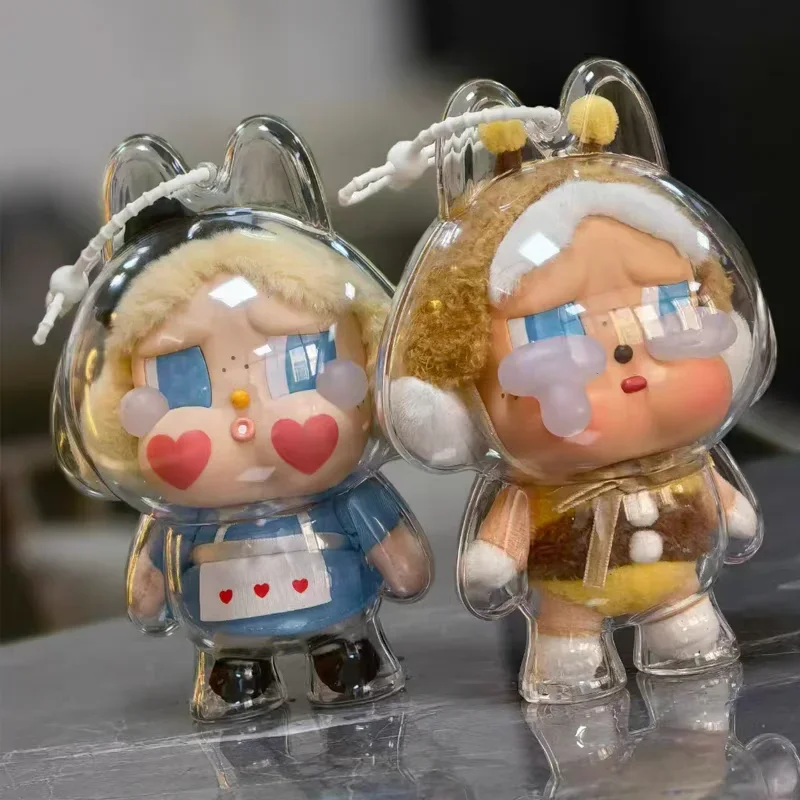 CRYBABY płaczący dziecko CRYBABY futerał ochronny w pełni przezroczysty akrylowy pokrowiec ochronny chodząca torba dla dziecka akcesoria dla lalek