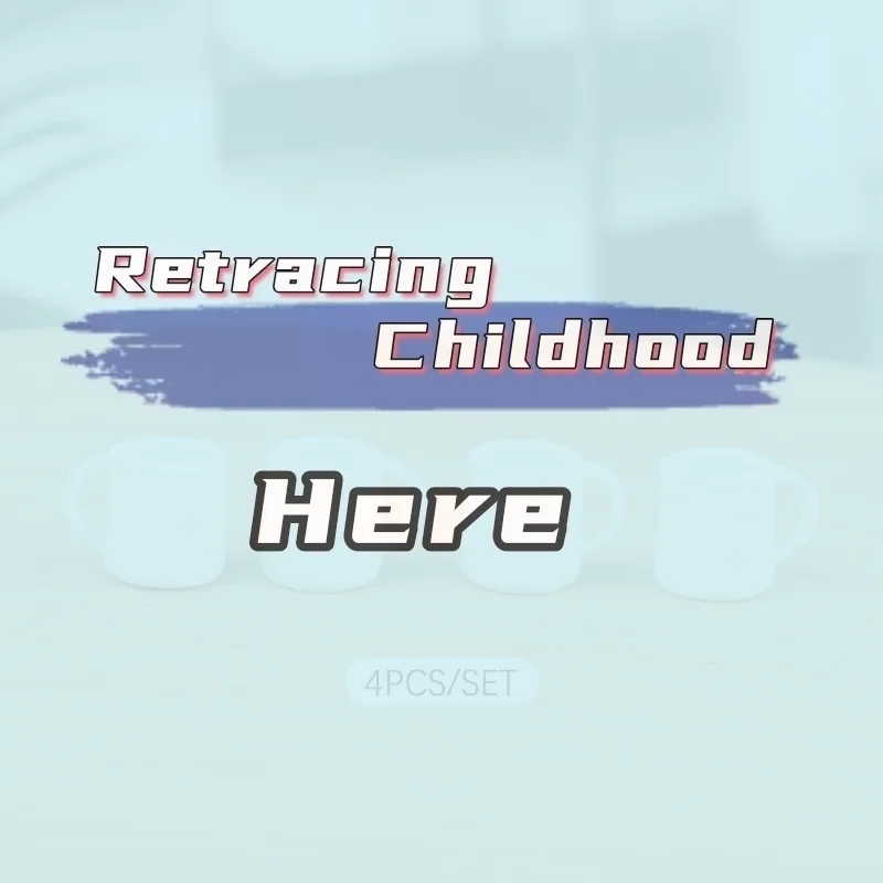 Juego de 4 Tazas en Miniatura para Casa de Muñecas 1:12, Taza Blanca para Agua/Bebida, Taza de Té, Modelo de Juguete para Niños, Accesorios de Decoración para Casa de Muñecas