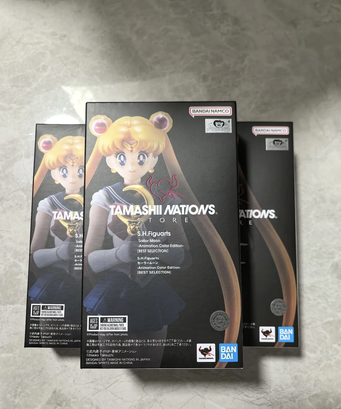In Stock Bandai SHF Sailor Moon Water Ice Moon Hare Sailor Moon Can Do It Anime Figure Model Collection Toy Gift