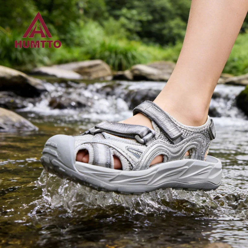 

HUMTTO 2026 sandals men Trekking Wading Aqua Shoes water Upstream Shoes Breathable Mesh Quick drying women Sneakers hiking shoes