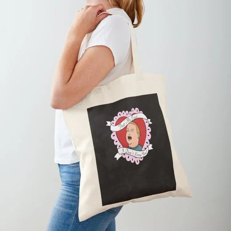 

That's My Purse I Don't Know You Funny King Of The Hill Bobby Hill Black Tote Bag eco pack reusable grocery bags shopping bag