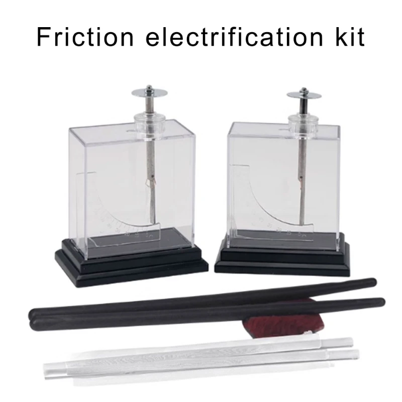 Detector láminas metal electrostático demostrador electricidad estática para laboratorios