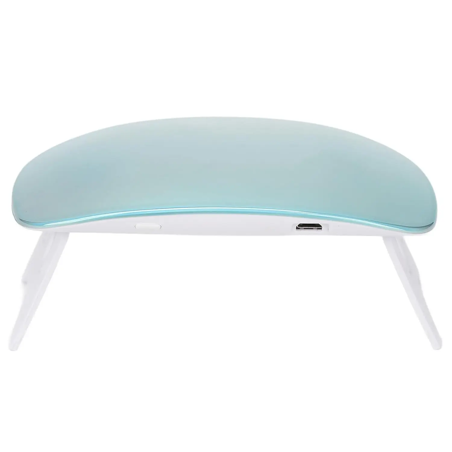 مصباح أظافر بالأشعة فوق البنفسجية، قابل للطي بقدرة 6 وات، مصباح LED سريع المعالجة، محمول باليد للمنزل لفن الأظافر (أزرق)