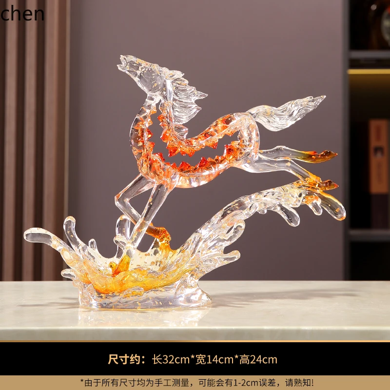 

14-WW lucky bull ornament - premium living room, entryway, wine cabinet decoration - office display piece
