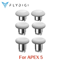 Flydigi Apex 5 Replacement Joystick Set With Multiple Height Joystick Hats Compatible For Combat Easy Disassemble Face Shell