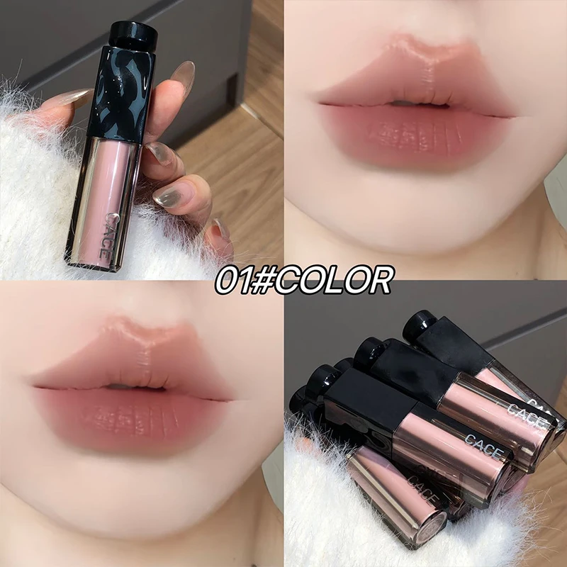 CACE boue à lèvres 6 couleurs brume velours nu liquide rouge à lèvres imperméable durable brillant à lèvres antiadhésif tasse Sexy rouge teinte à lèvres maquillage coréen
