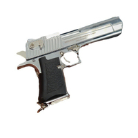 All-Metal Desert Eagle Gun Model Keychain Pendant for Men Detachable Alloy Decompression Toy