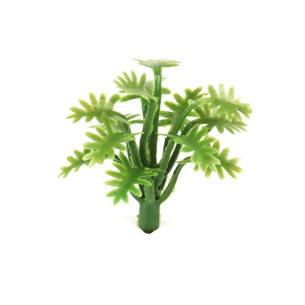 

50 шт. пластиковые модели деревьев 3 куста, зелени, растения 1:32-1:42 строительные миниатюрные пейзажи, принадлежности для пейзажей военных игр