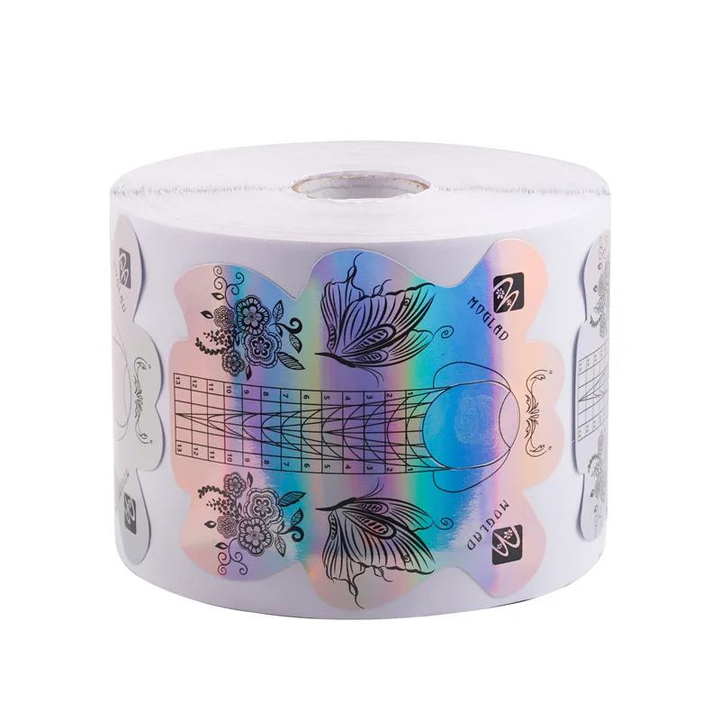 100/300Pcs French Nail Form Tips Nail Sticker Extension Acrylic UV Gel Curve False Nails Art Tools DIY Forms Manicure Set - Image 3