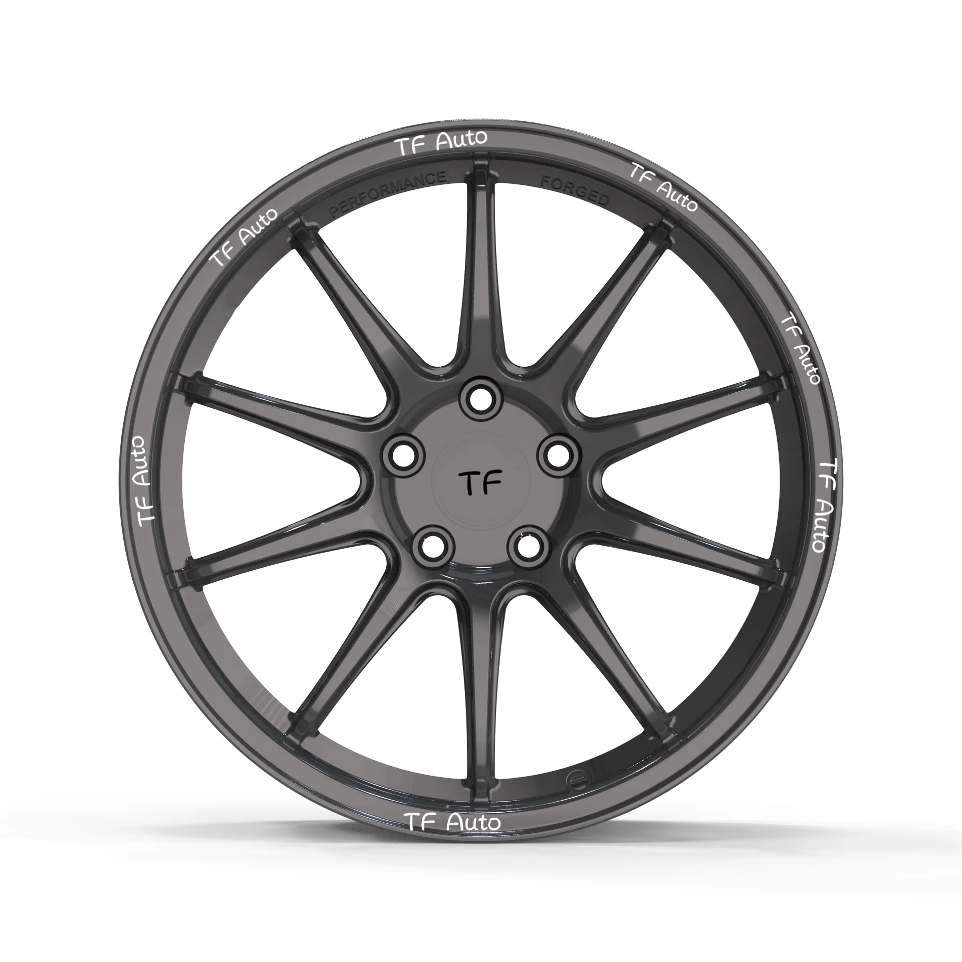 New arrival 1 piece  forged  wheels  17  18  19  20 inch glossy  grey  color  for  Honda civic