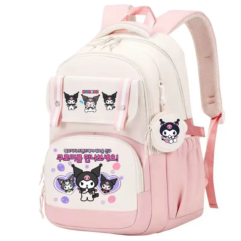 Kawaii Mochila Cartoon Kuromi Backpack for Boy Girl Back to school Rucksack School Student Teenager Book Bags Women Escolar