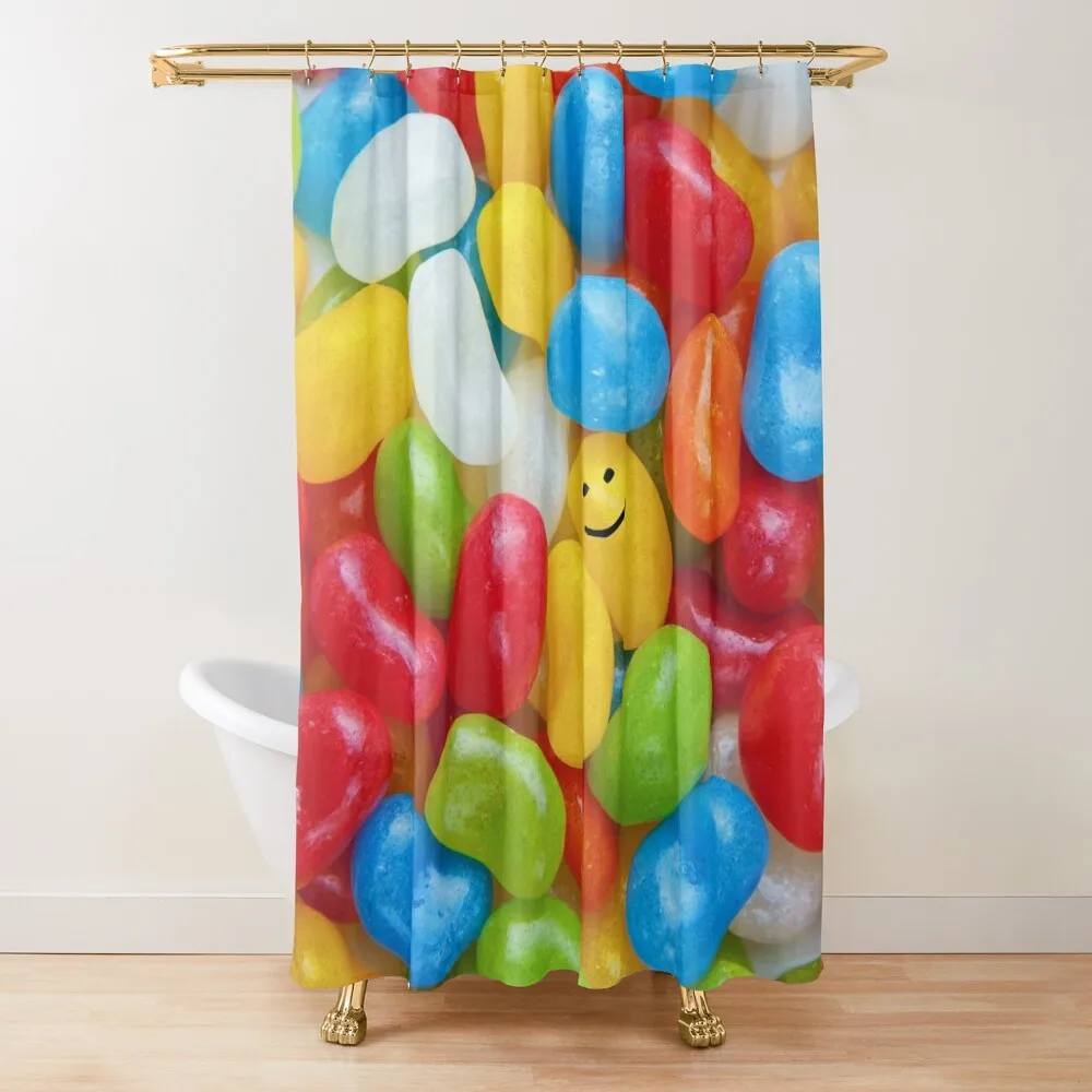 

Jellybean Smiley Face Shower Curtain Shower For Bathroom Set Cover Modern Showers For Bathroom Shower Set Curtain