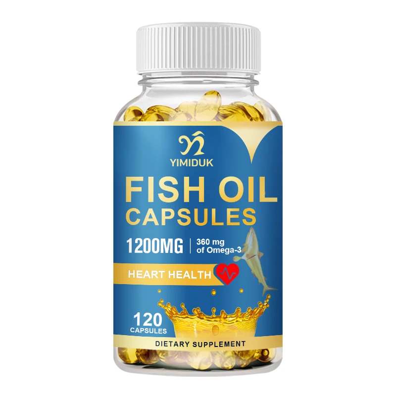 

Капсулы с рыбьим жиром Omega 3, богатая добавка DHA и EPA для борьбы со старением кожи, глаз, сердца, мозга и иммунитетной системы поддержки