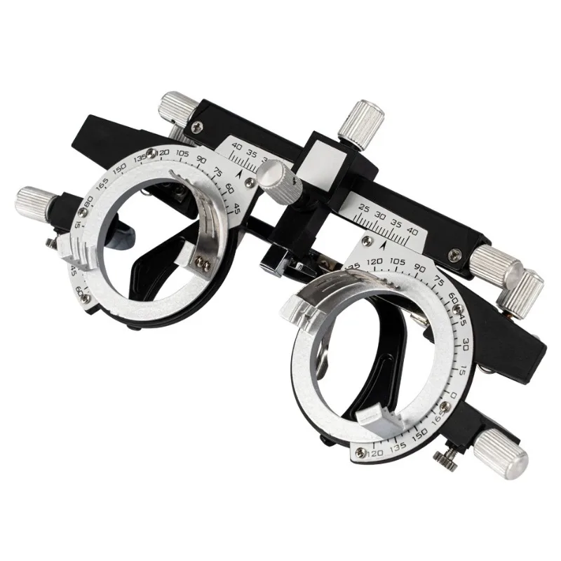 For Optical Test Frame Optometry Try-on Frame Adjustable Pupil Distance and Pupil Height Insertion Optometry Temple Adjustable