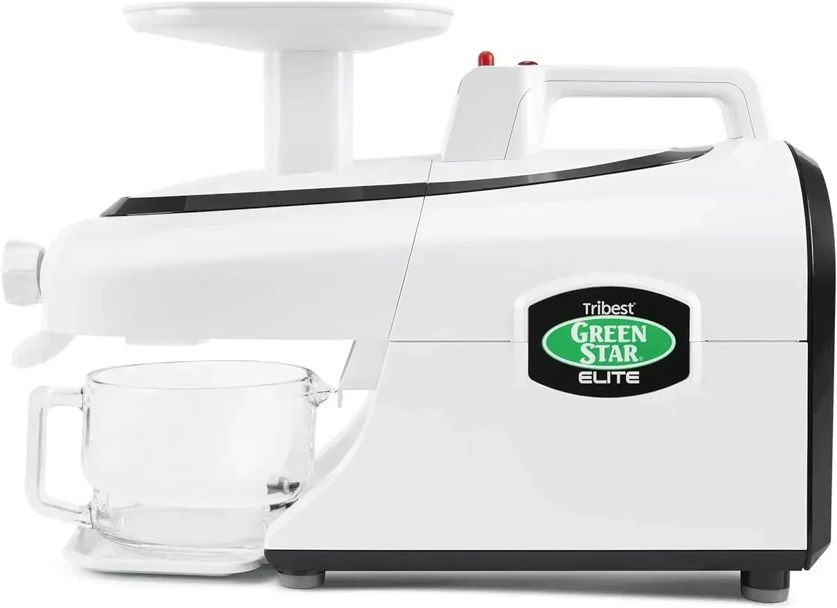 

Tribest Greenstar GSE-5000 Elite Slow Masticating Juicer, Jumbo, White