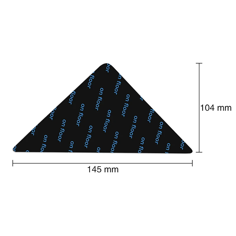 4pcs Triangle Washable Reusable Rug Gripper Anti-Skid Rubber Mat Non Slip Patch Tape For Tile Floors Carpets Corners Pad