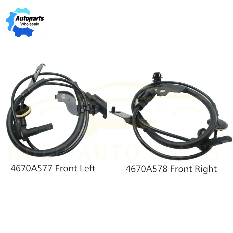 

4670A577 4670A578 Car Front Left Right ABS Wheel Speed Sensor For Mitsubishi Lancer L4 2.0L 2009 2010 2011 4670A203 4670A204