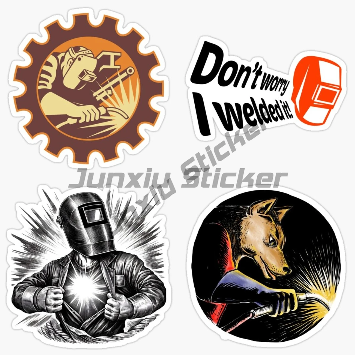 

Mixed Welding Welder Graffiti Stickers for DIY Luggage Skateboard Waterproof Cool Cartoon Decal Vinyl Self-adhesive Car Sticker