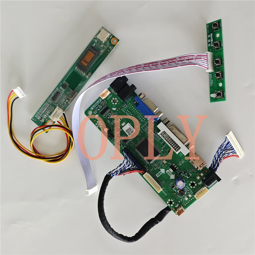 Kit LCD Screen LED VGA DVI Controller Card for LP171WP4-TL03 LP171WP4 LP171WP4-TLN2 1440X900 17.1