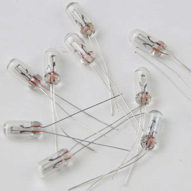 10/25/50PCS 5mm 4mm 3mm 12V/24V Mini Bulb of Wheat Rice Bulbs For GM GMC Chevy Honda Toyota Climate Radio Switch Button Bulbs