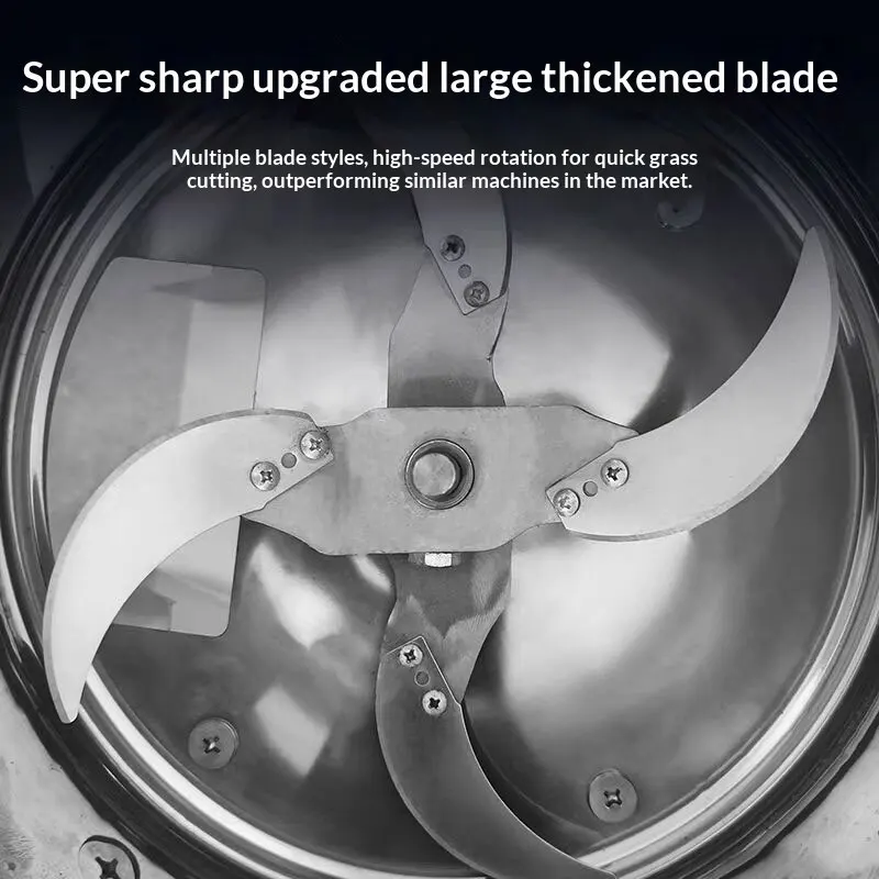 

Многофункциональная электрическая овощерезка-измельчитель 1200 Вт с мощным медным двигателем, измельчитель кормов для домашнего хозяйства и животноводства