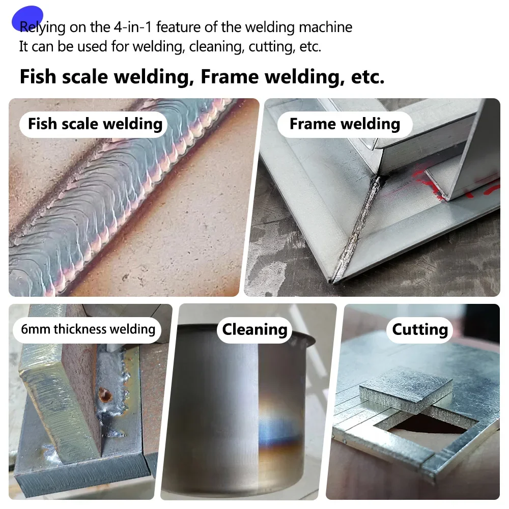 3 in 1 Fiber Laser Welding Cleaning Cutting Soldering Machine  Handheld Laser Welder for All Metal Rust Removal Clean