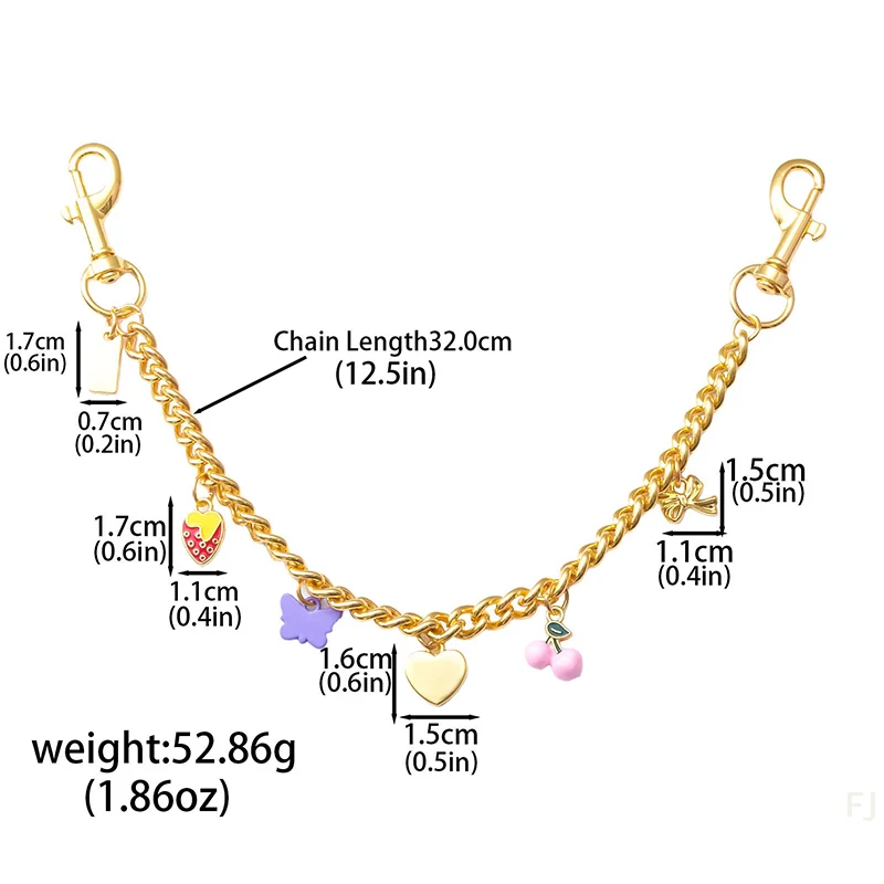 Stylish Pink Strawberry DIY Bag Pendant for Women, Cherry Keychain, School Student's Bag Charm, Perfect Mother's Day Gift