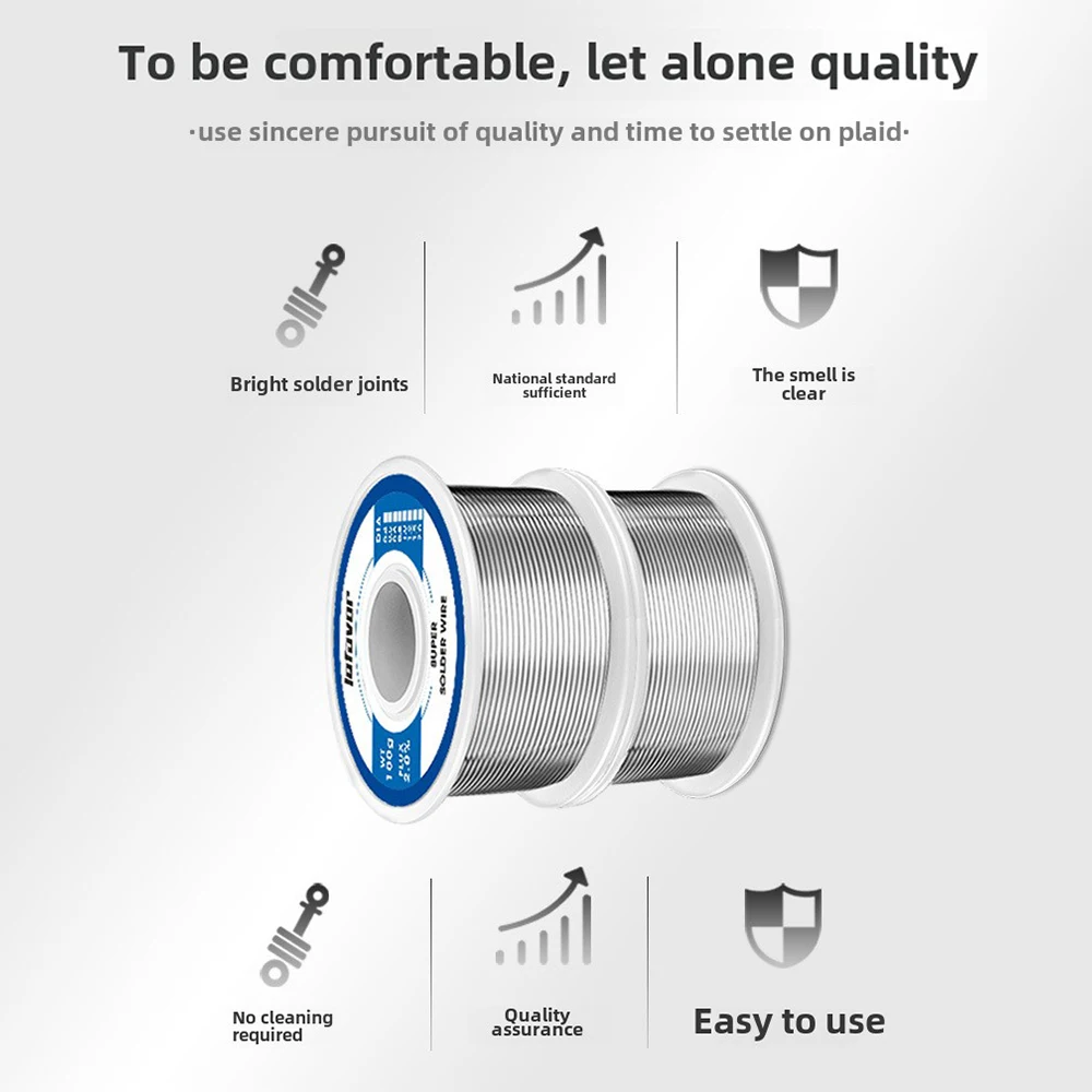 High Purity Solder Wire Fusible Tin Easy Melt 50g/100g Rosin Core Tin  Dia 0.8MM CPU Wire Circuit Repair Welding tool Accessorie