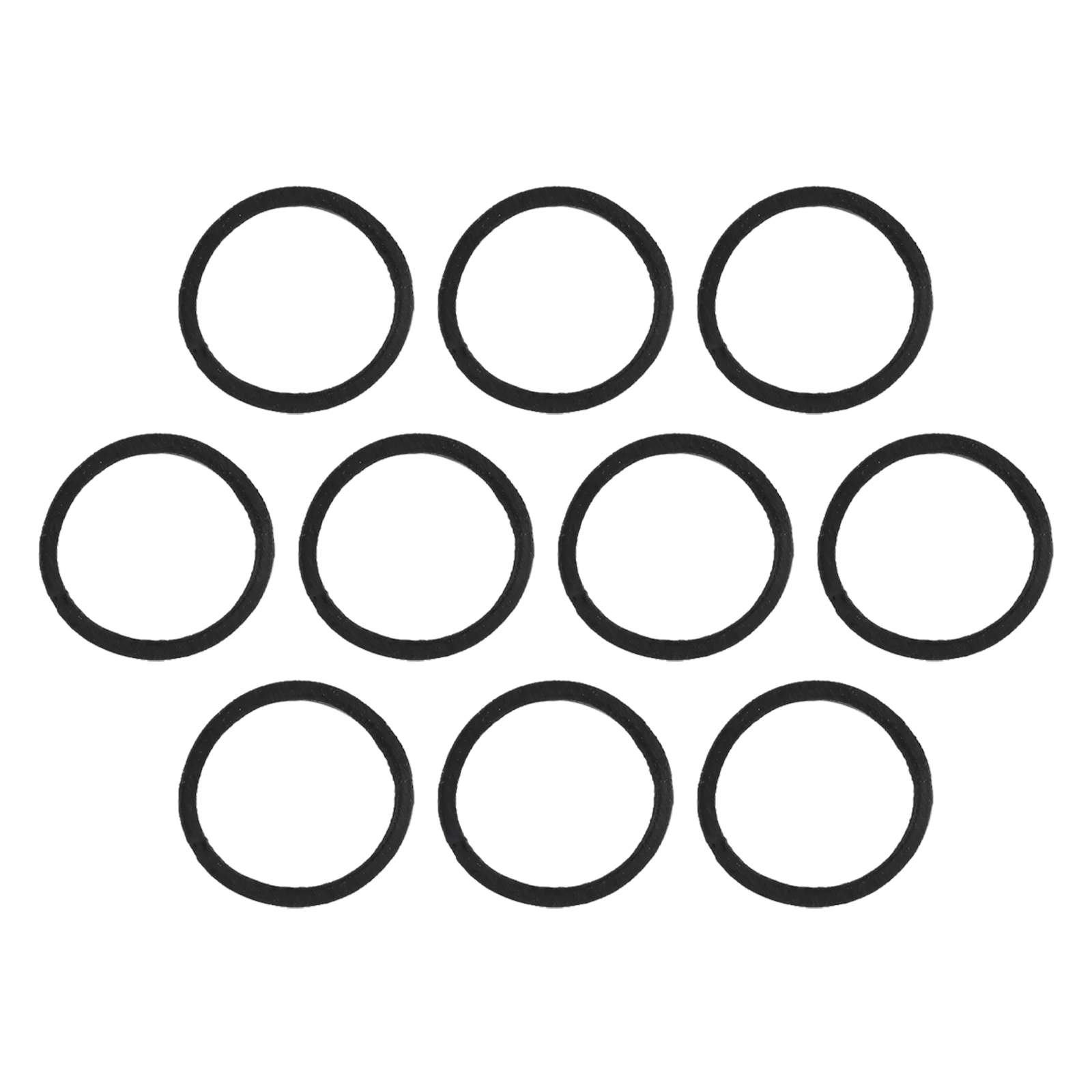 10/20 Stück Ersatz-O-Ringe, Gummi-Unterlegscheiben für 1 Spinlock-Hantelmutter, Fitness-Zubehör, langlebig, praktisch, Kunststoff, schwarz, 25 mm – Detail 5