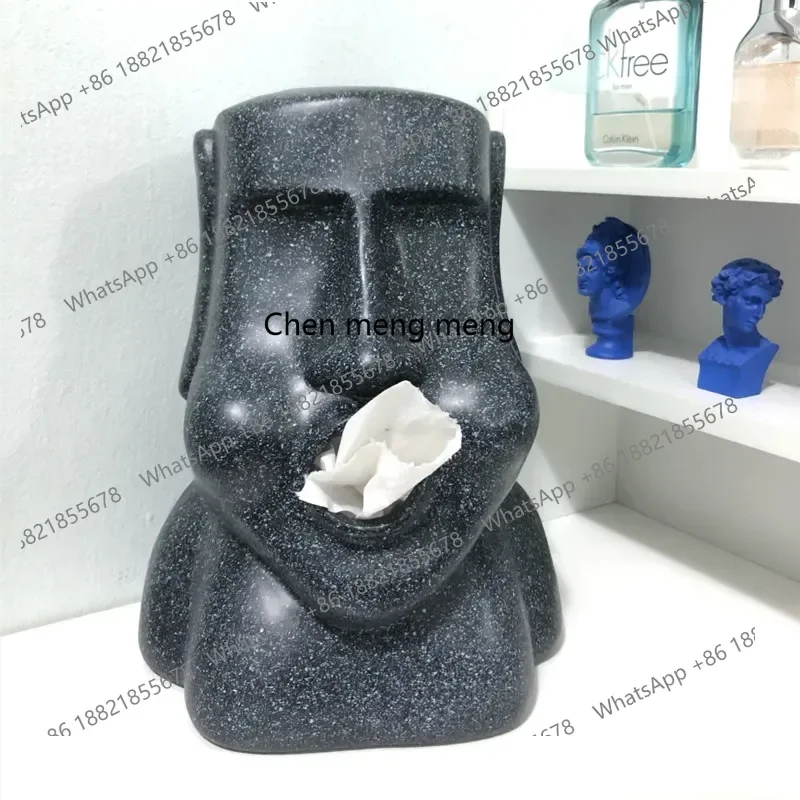 

Stone Tissue Box Nordic Instagram Style Funny Home Creative Cute Paper Extraction Box