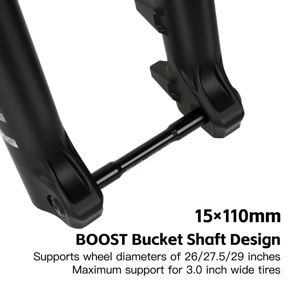 BOLANY NEW 38mm Tube Air Fork MTB 160mm Traver Suspension Fork 26