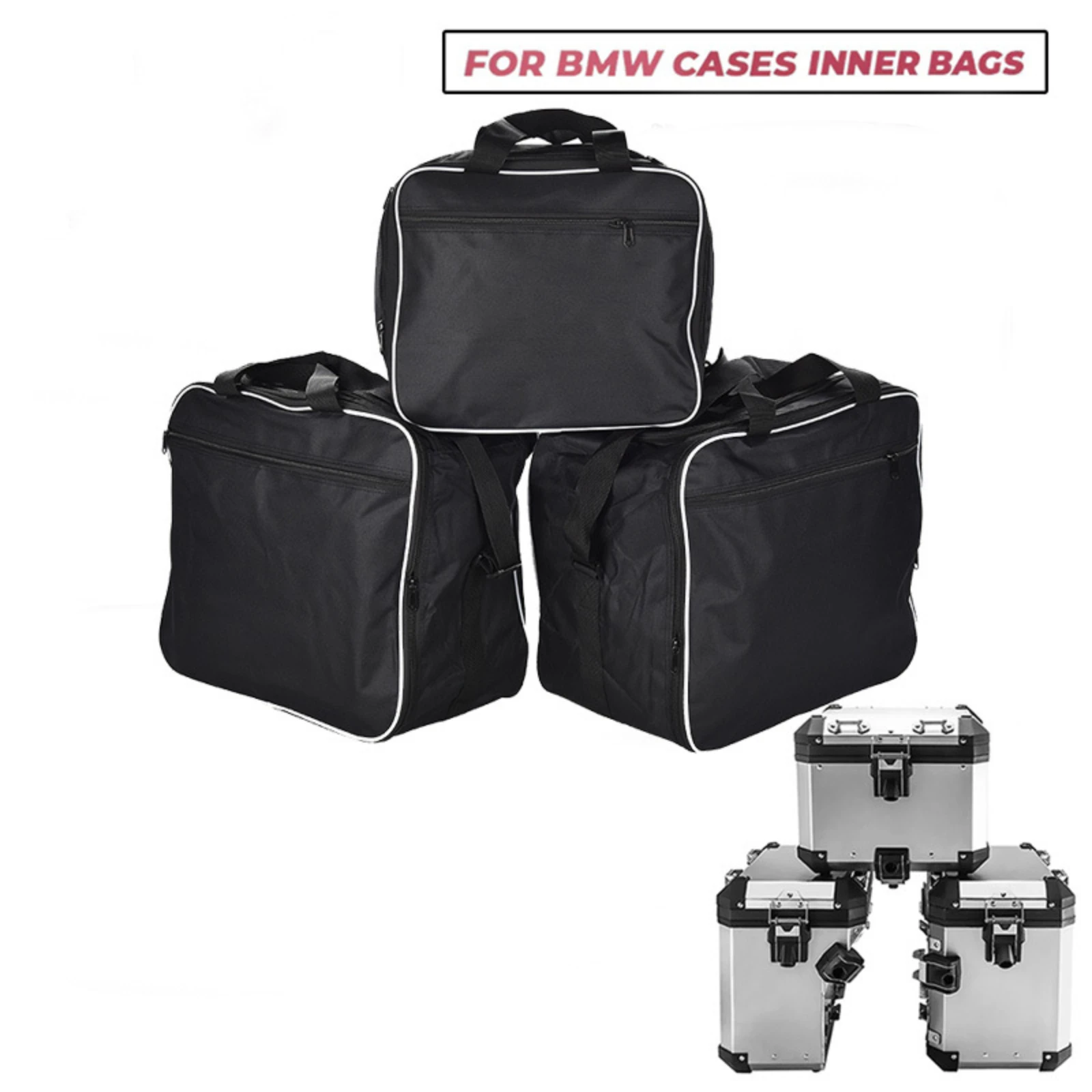 

For BMW R1200GS R1250GS F800 For ADV 2013-2020 Luggage Box Liner Bag High Capacity Storage Organizer Pouch Luggage Bags