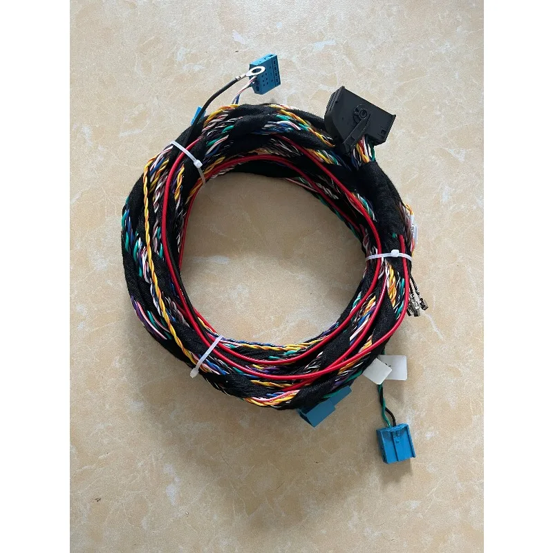 Automotive Audio Amplifier Wiring Harness Compatible with BM,Full Vehicle Hi-Fi Cable for Small Harman Style Sound System Retrof