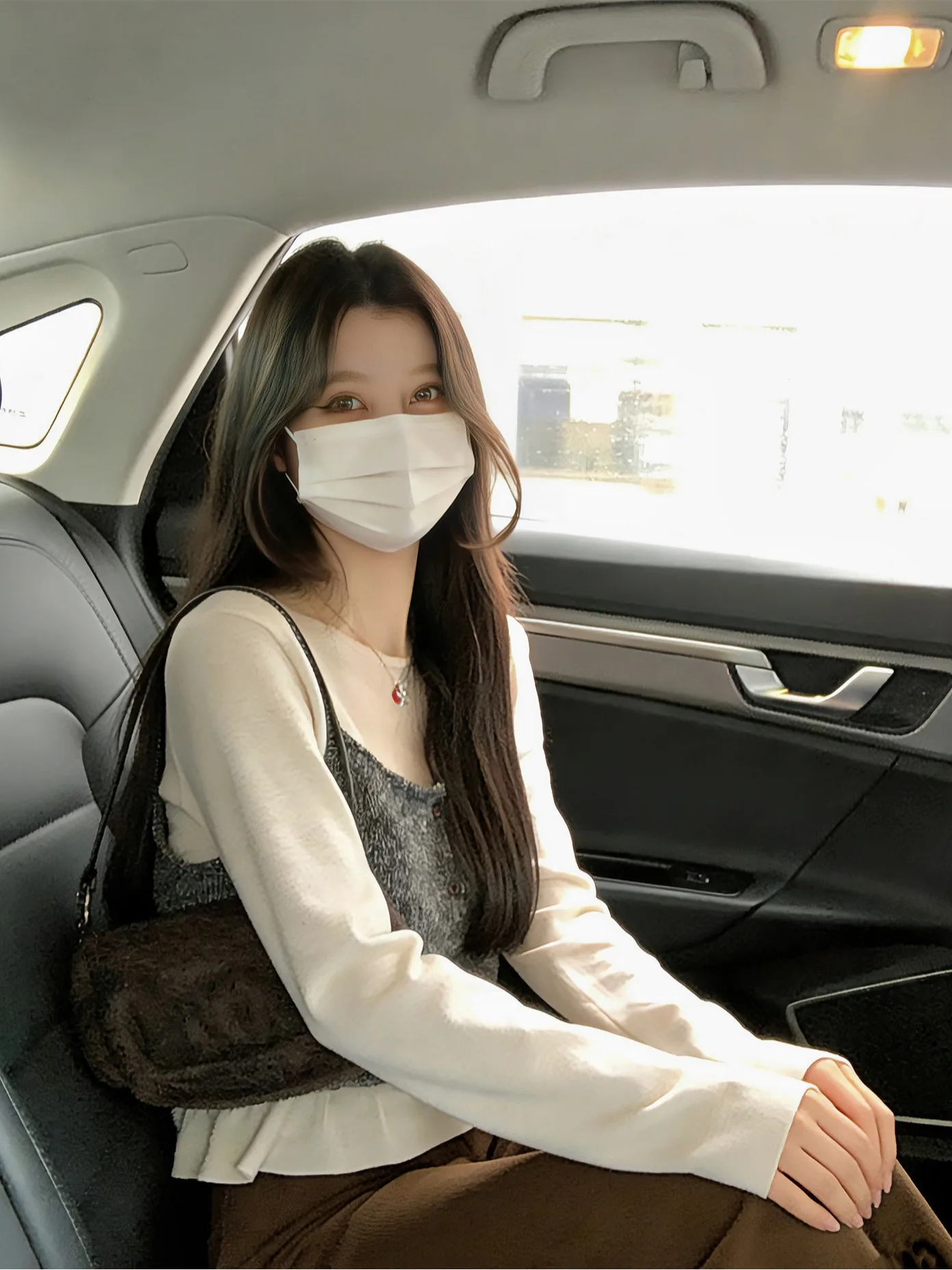 Damska długa bluzka z okrągłym dekoltem, bazowa, codzienna, dopasowana, dzianinowa, zdobiona perłami, do noszenia pod spód, jesień-zima, nowa...