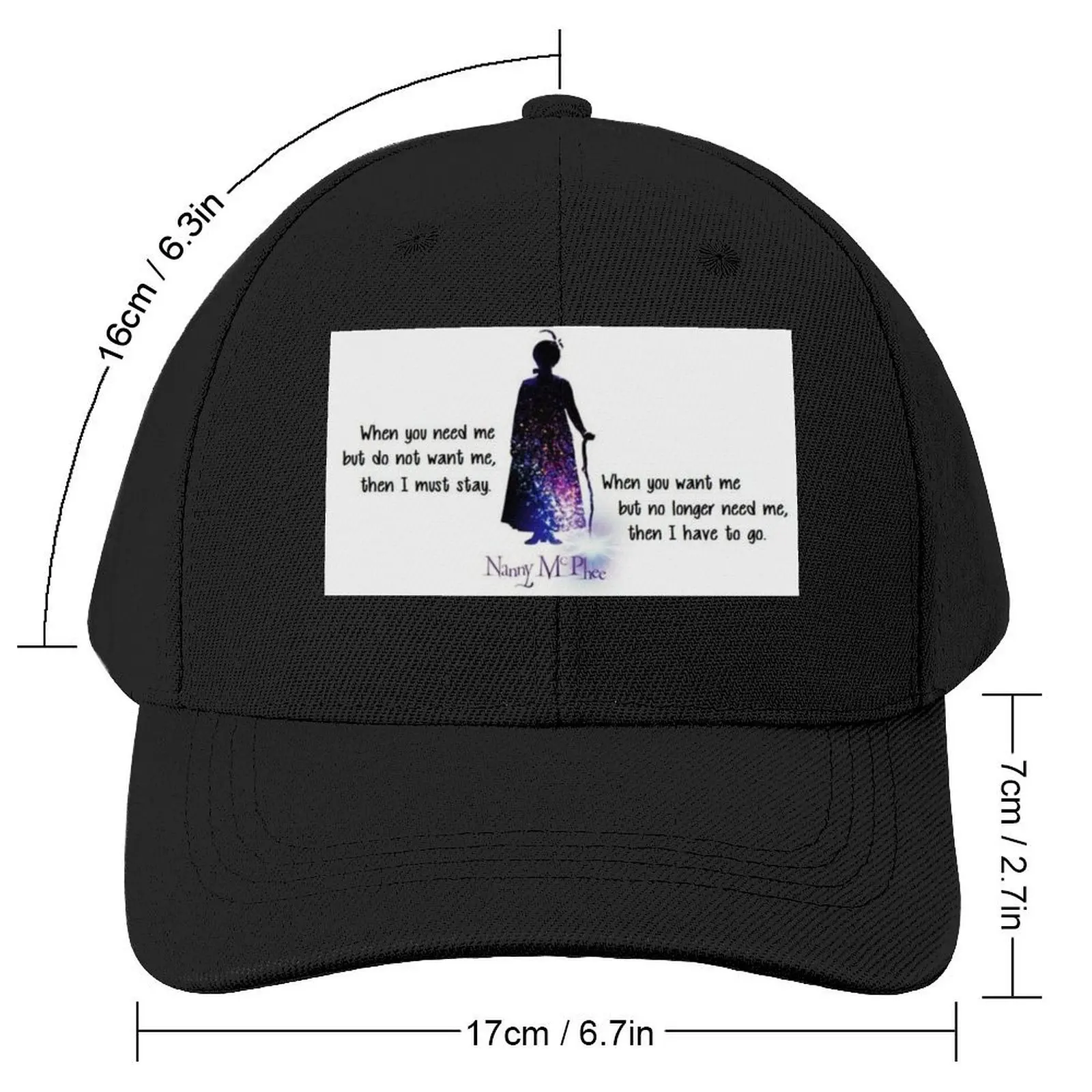 Nanny McPhee Baseball Cap Bobble Hat derby hat Hat Man For The Sun Hood Ladies Men's