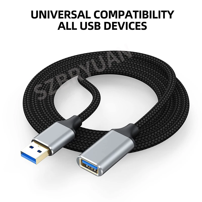 USB 3.0 Extension Cable Male to Female Extender Cord for Smart TV PS4 Xbox One SSD Laptop USB3.0 Data USB OTG HUB Extension Cord