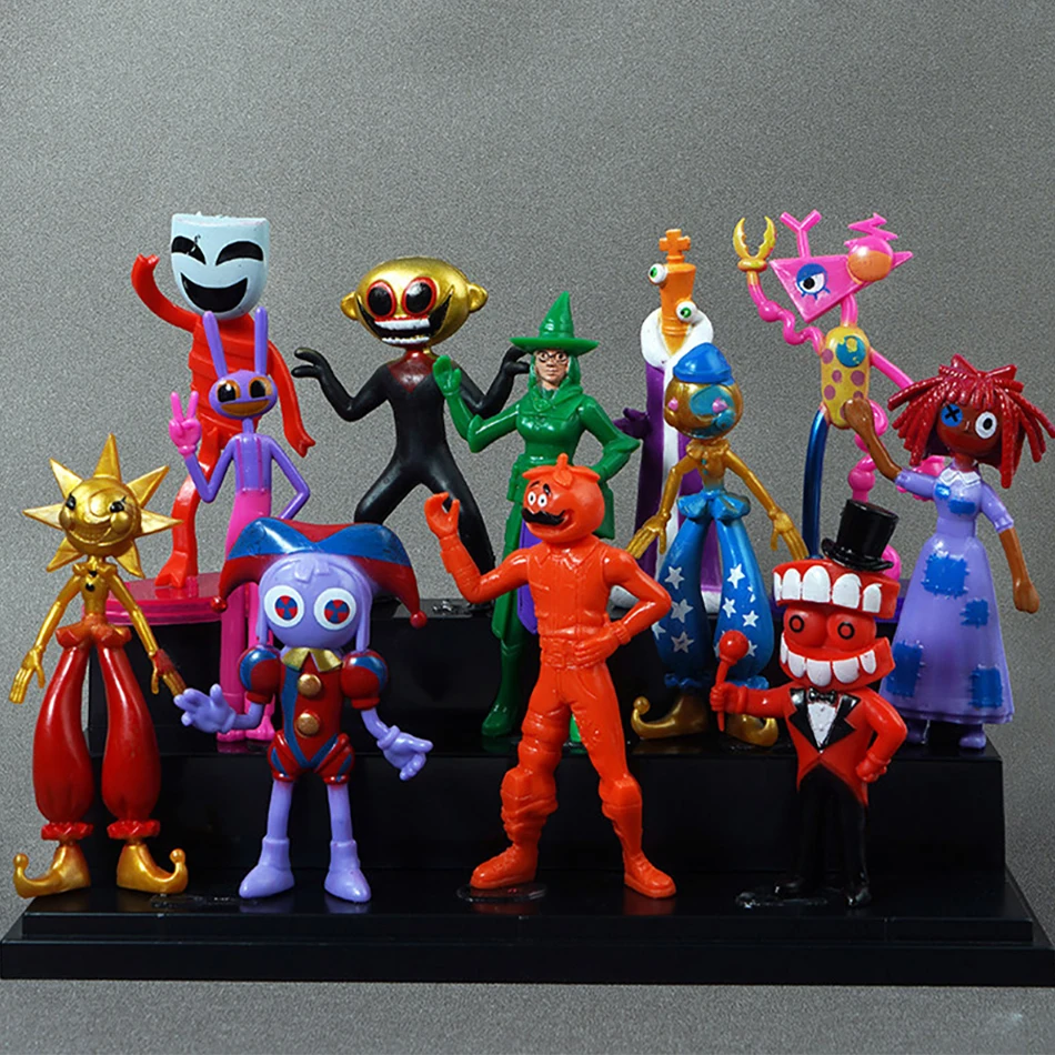 Set de 6-12 Figuras de Acción de Ragatha/Jax/Pomni del Increíble Circo Digital, Figuras de PVC Coleccionables, Muñecos Decorativos