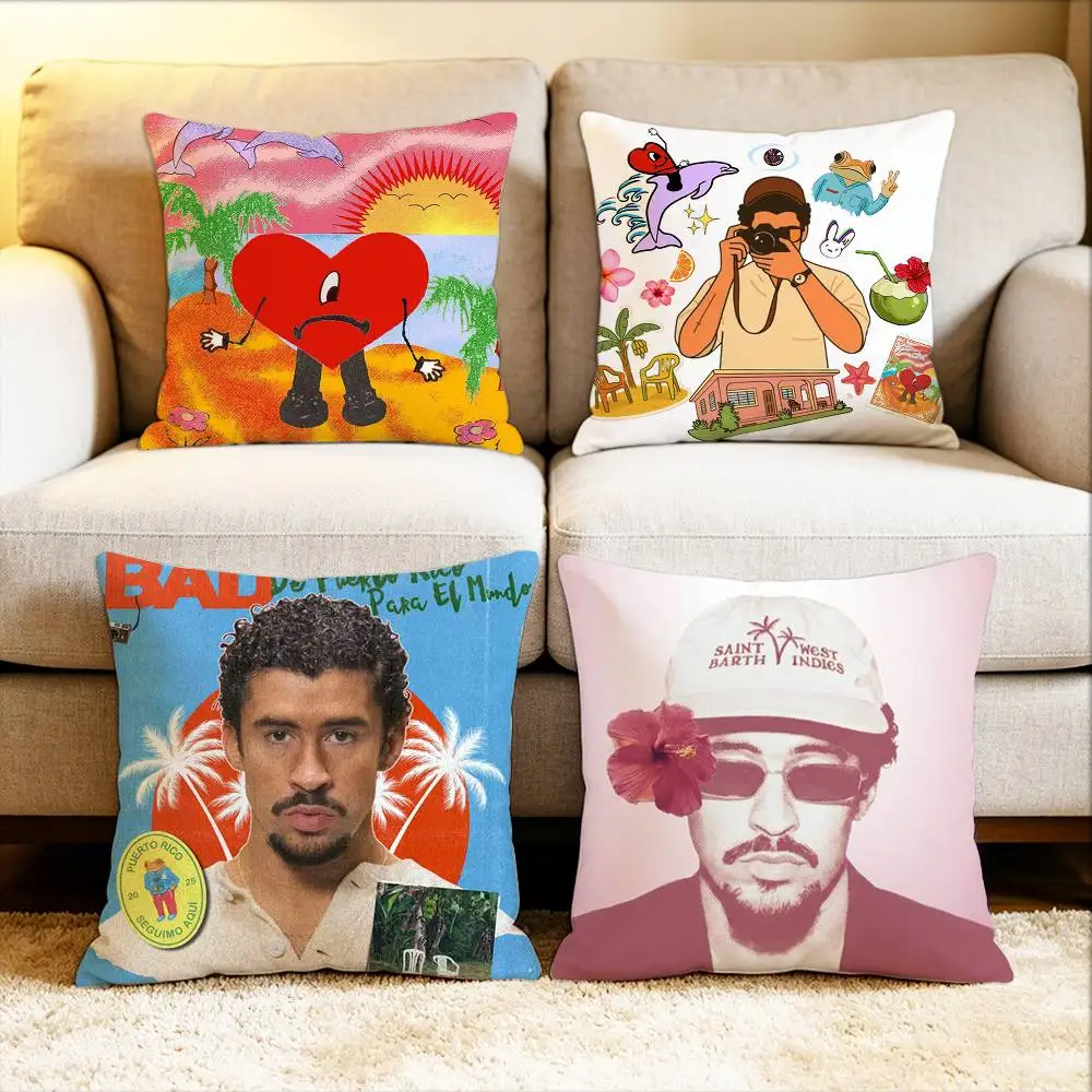 

B-Bads B-Bunnys Various Sizes Square Pillow Case For Car Home Bedchamber Decor