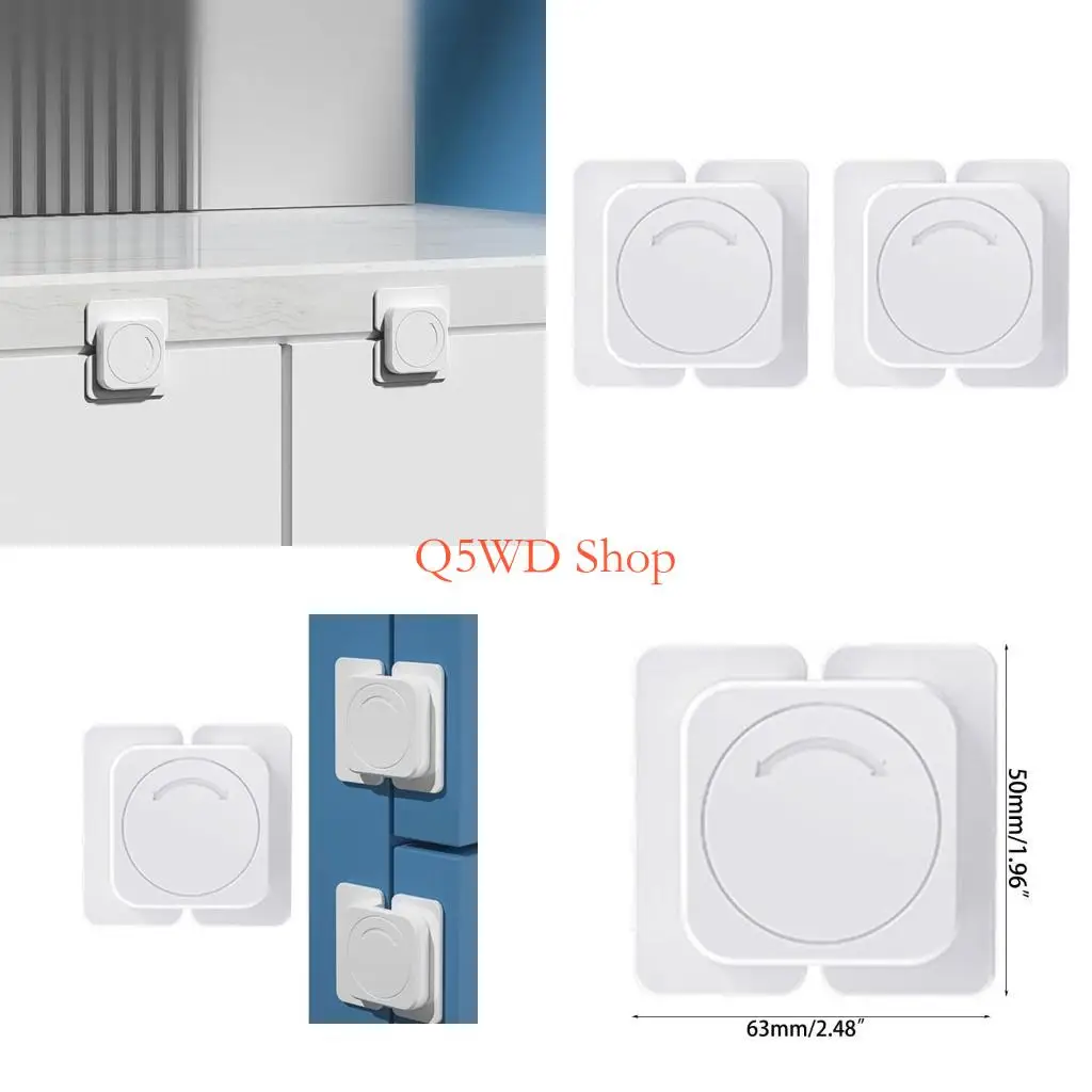 

Q5WD Ящики Холодильник Посудомоечная машина Шкаф без сверления Замки для безопасности детей для шкафов