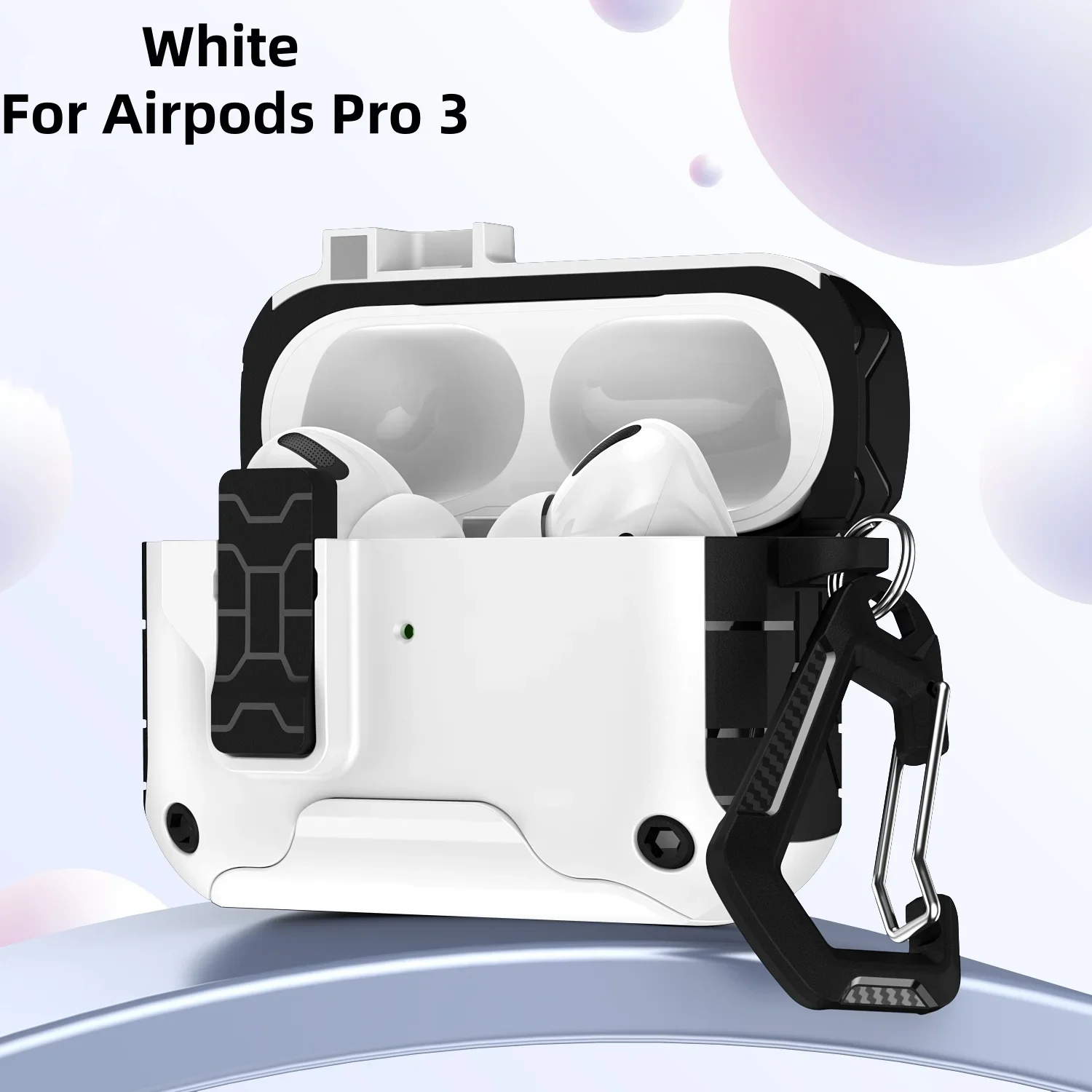 

Magnetic Auto Lock Protective Case For AirPods Pro 3 Case Cover with Cleaning Kit Magsafe Cover for AirPods Pro 3