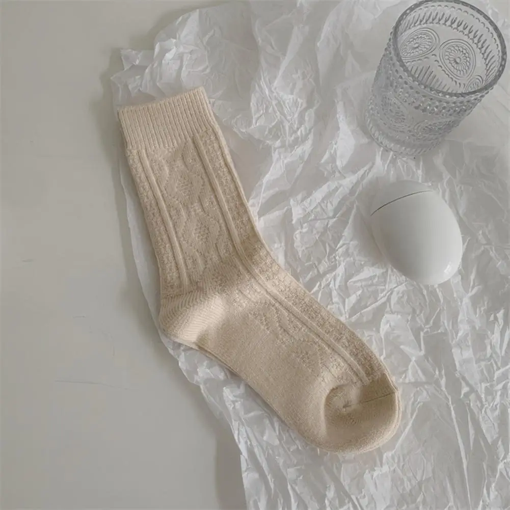 

Soft Socks Thick Knitted Women's Winter Socks High Elasticity Ankle Protection Soft Warmth Ideal for Sports Daily Wear Soft