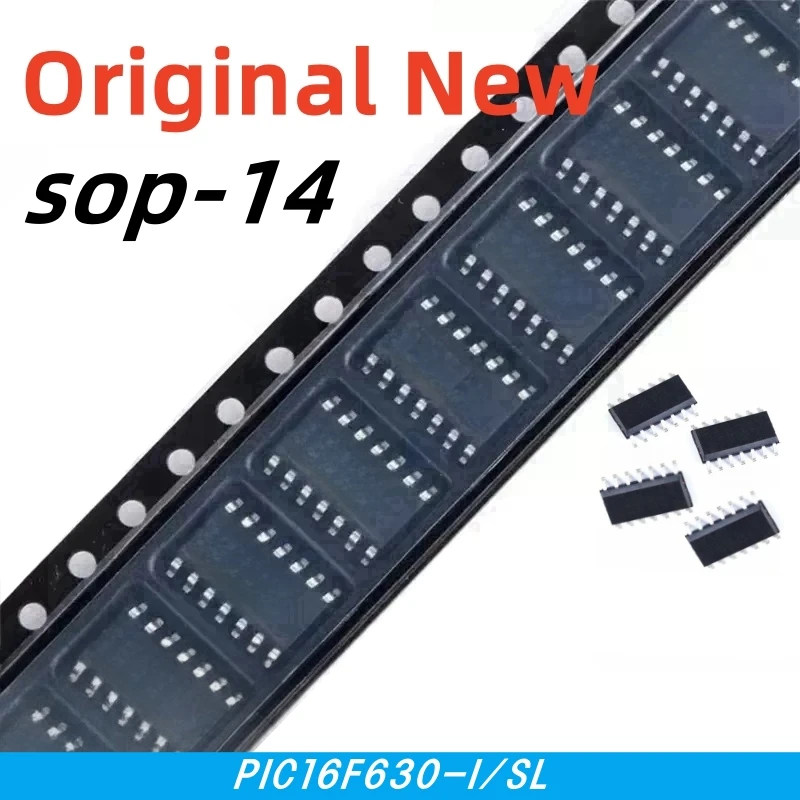 

10-100pcs 100% New PIC16F630-I/SL PIC16F630 sop-14 Chip