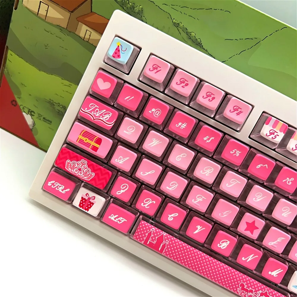 

RGB Pudding Keycaps PBT Side Print Transparent for Wooting ASA, Custom Mechanical Keyboard