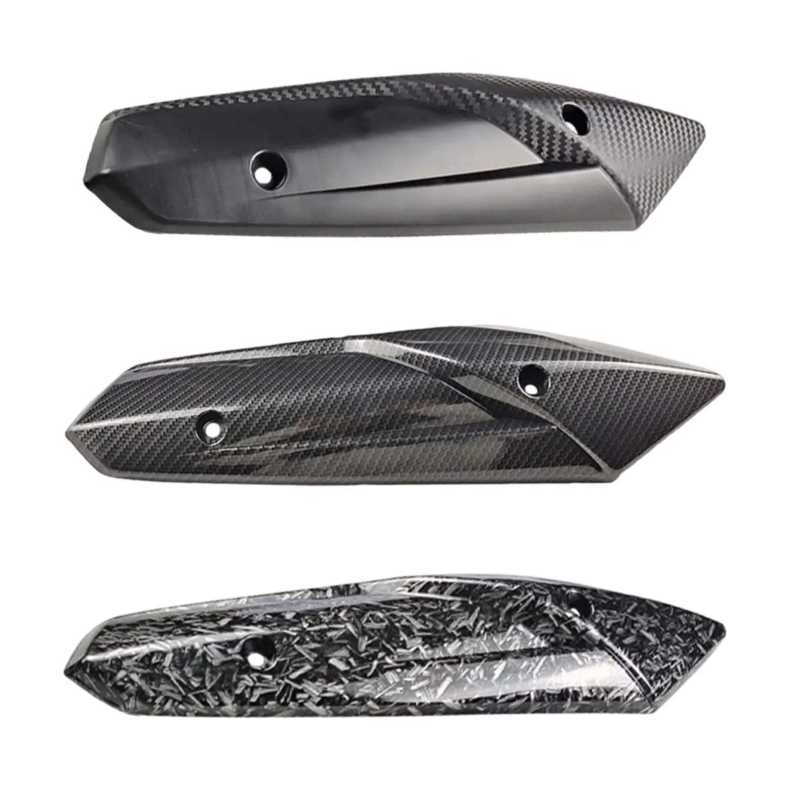

Generic Motorcycle Exhaust Heat Shield Easy Installation Accessories, Universal, High Temperature Resistant Protector Cover