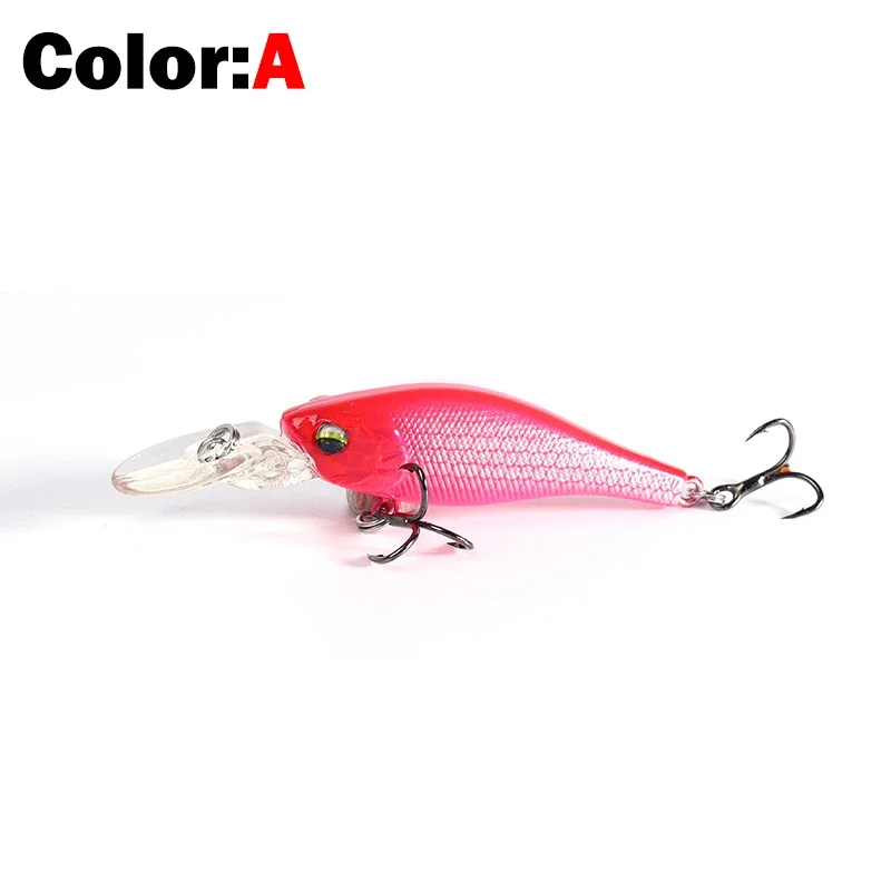OUTKIT Neue 1Pcs Sinking Langsam Minnow Angeln Locken 5cm 3,9g Lebensechte Schaukel Kleine Fische Tieftauchen harte Köder Japan Winter Köder