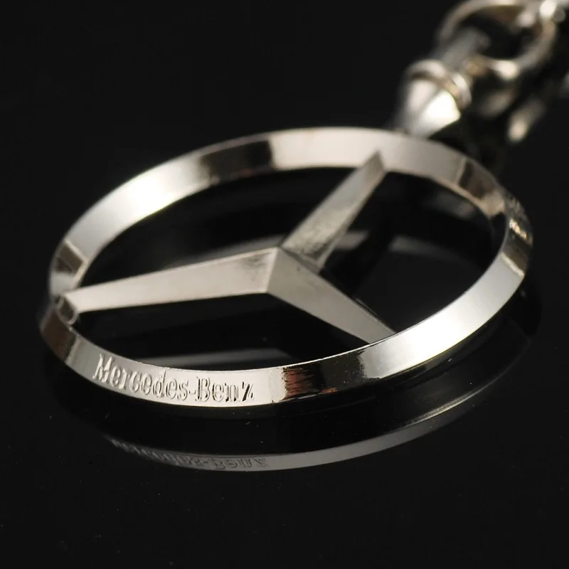 1szt Brelok z emblematem samochodowym 3D Metalowy brelok do kluczy Akcesoria do Mercedes Benz AMG Smart W205 C300 W203 W206 W108 W124 W126 W140 W168