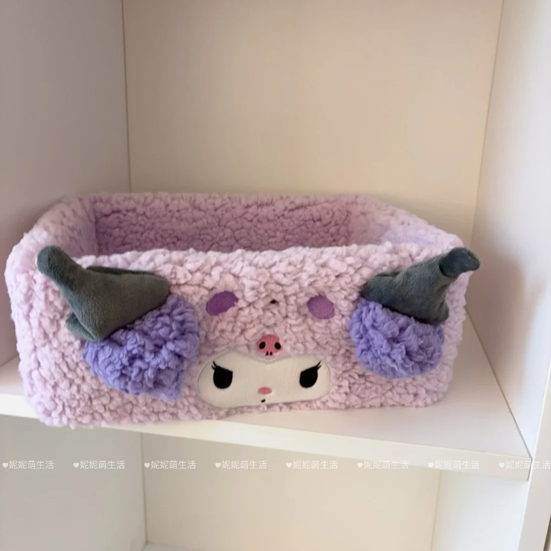 Mignon Sanrio ma mélodie cannelle Kuromi Hello Kitty boîte de rangement de bureau cosmétiques collations boîte de rangement maison tête de lit boîte de rangement