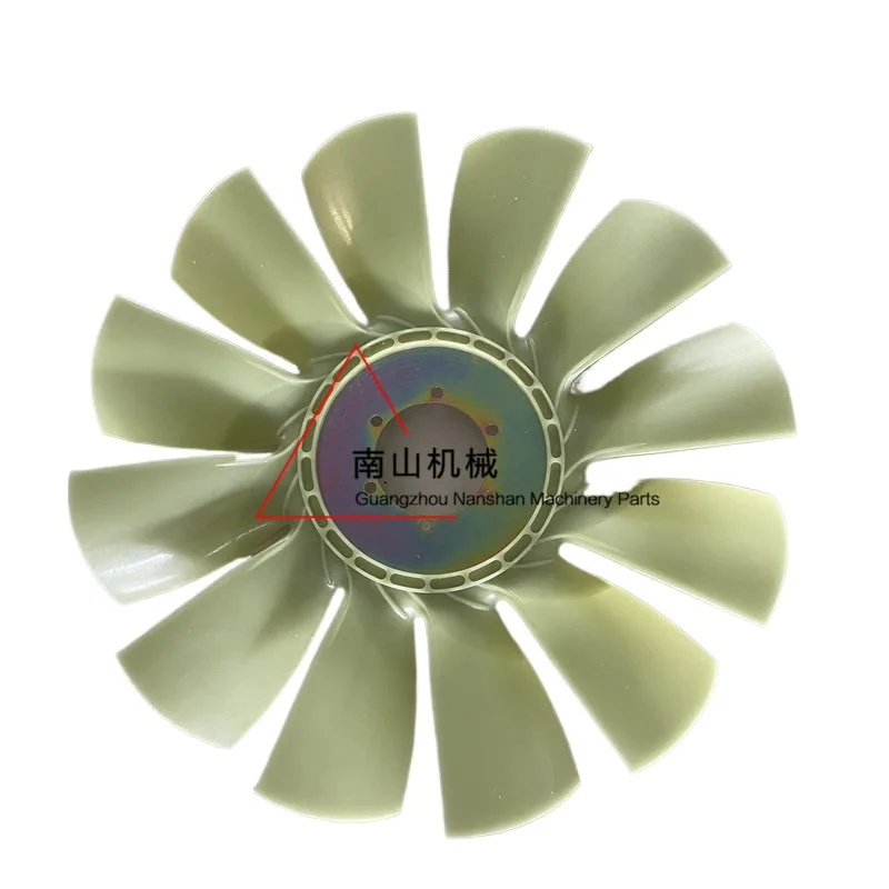 For Kobelco SK300-3/330-6 fan blades Mitsubishi 6D16 engine cooling fan blades and multi leaf excavator accessories